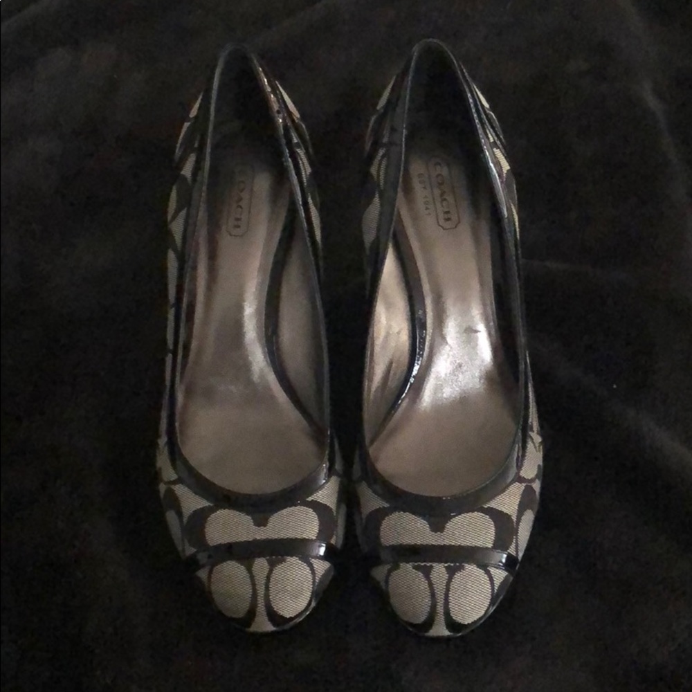 Coach wedged heels